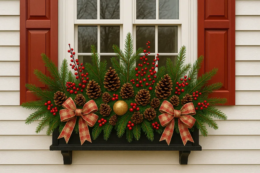 christmas window box ideas 3