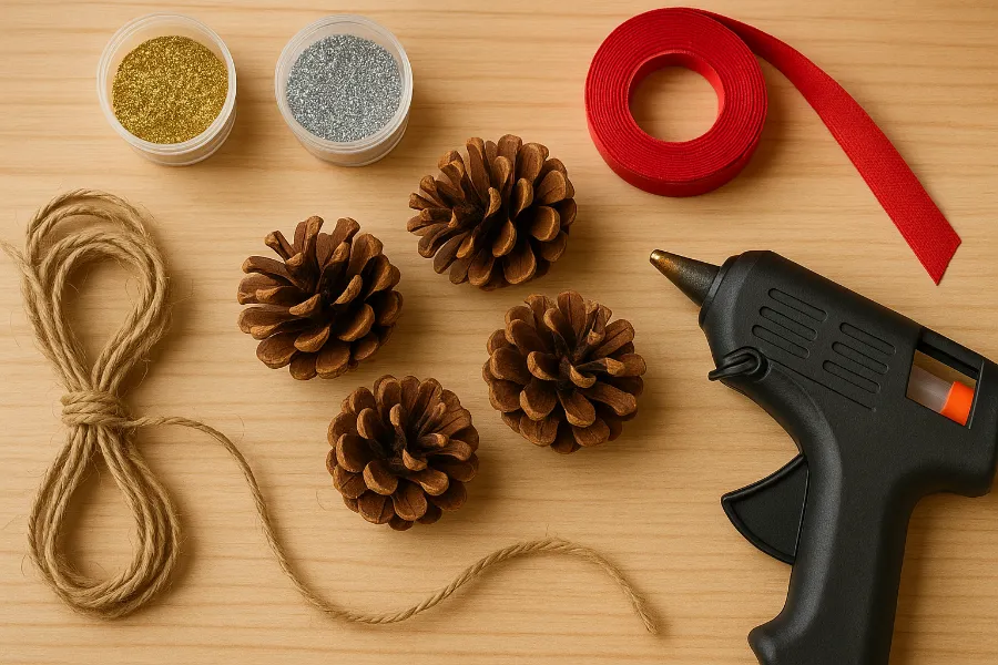 pinecone ornaments 2