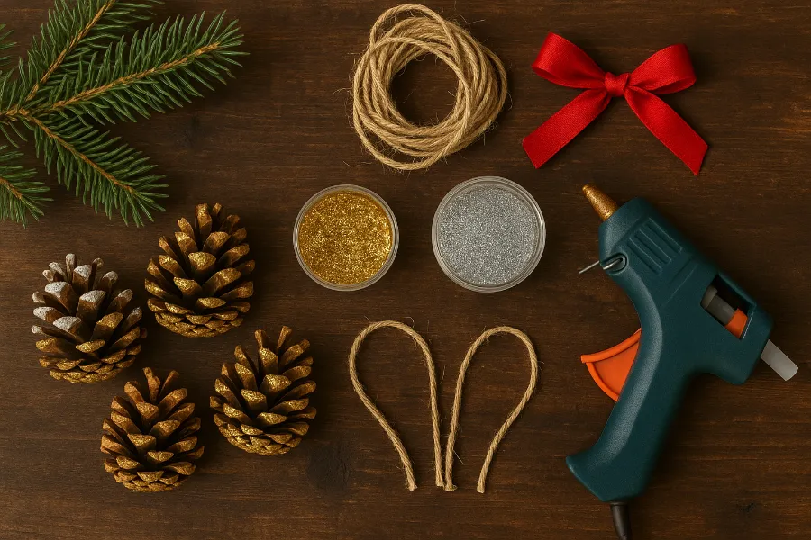 pinecone ornaments 3