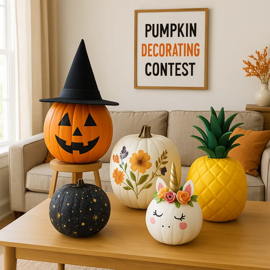 pumpkin decorating ideas for contest featured