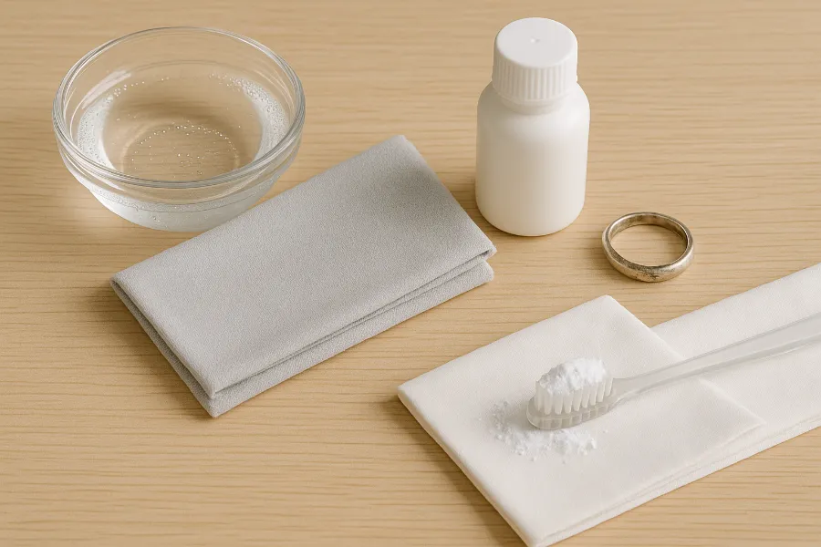 how to clean silver jewelry 2