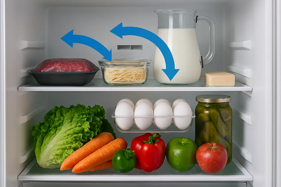 refrigerator freezing food 1