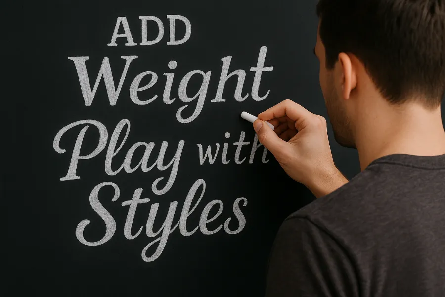 chalkboard lettering 3