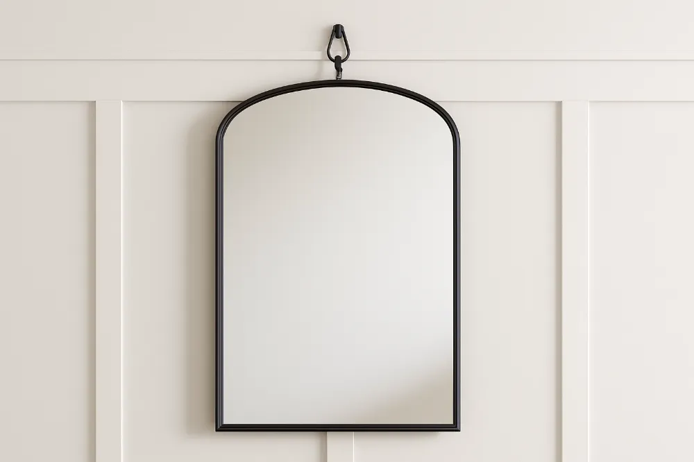 How to Hang a Mirror Over Board and Batten