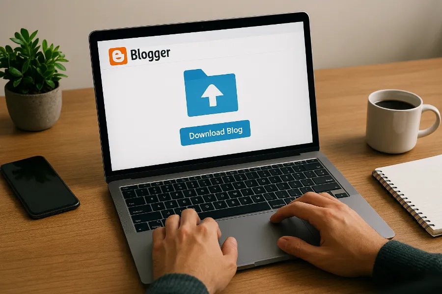 how to backup blogger 1