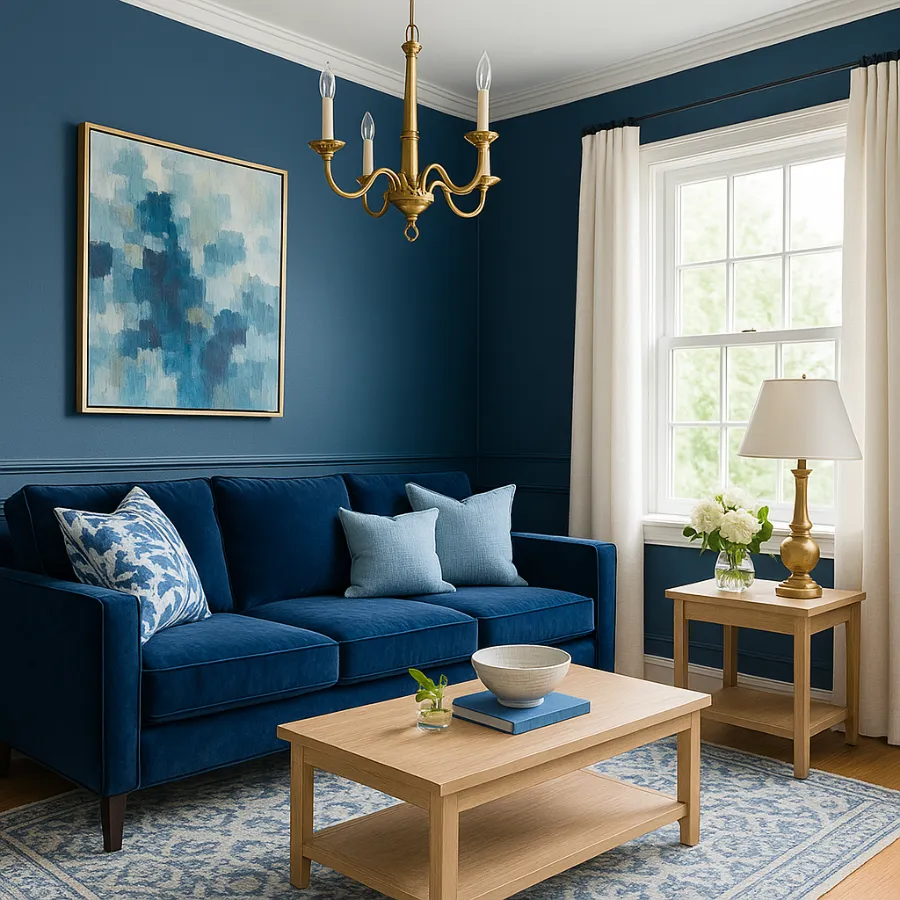 blue living room ideas left
