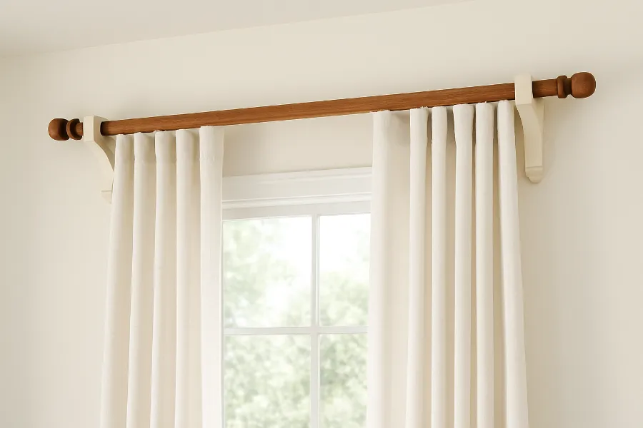 diy curtain rods 1