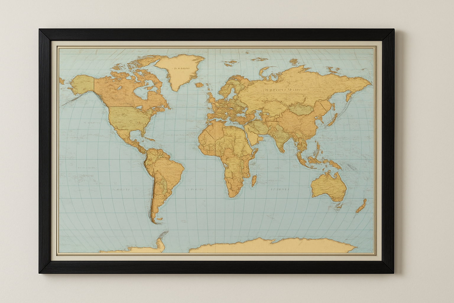 How to Frame a Map: A Complete DIY Guide for Stunning Wall Art | DIY ...