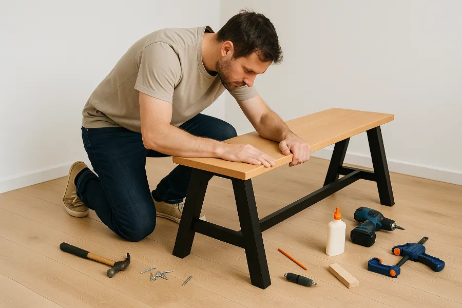 diy dining bench 3