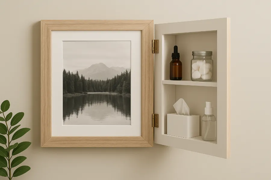 picture frame cabinet door 1