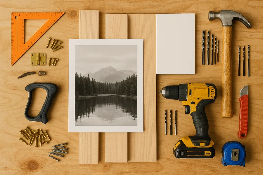 picture frame cabinet door 2