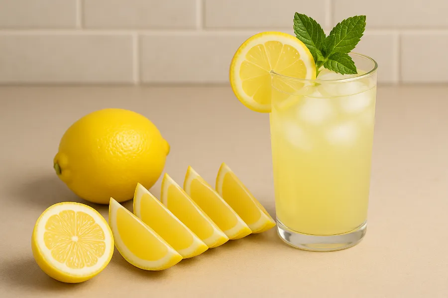 how to cut lemon wedges 2
