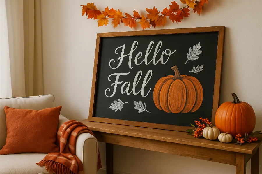 autumn chalkboard ideas 1