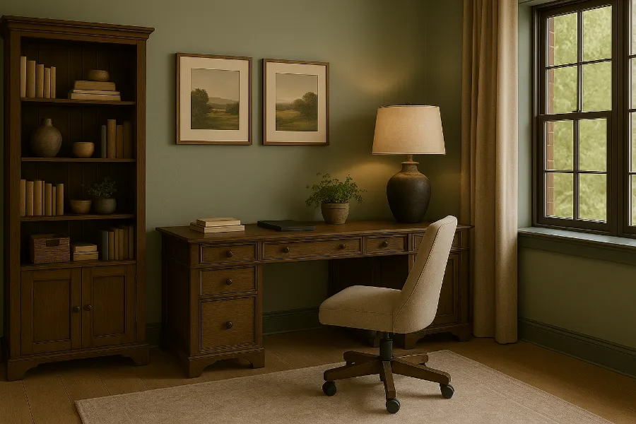 pottery barn office 1