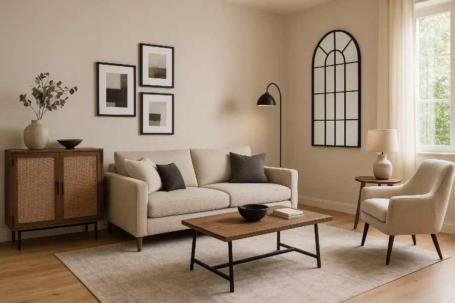 awkward living room layout ideas