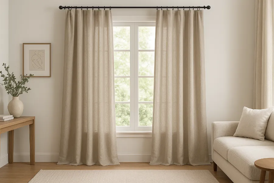 linen curtains for living room 1