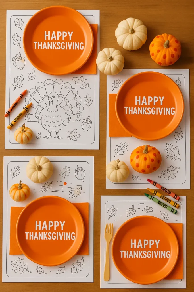 thanksgiving table decor for kids