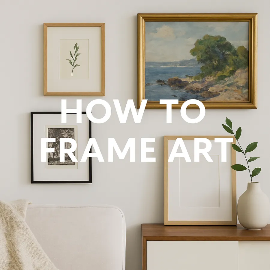how to frame art (1)