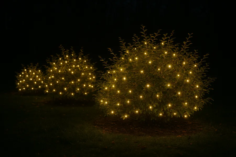 how to decorate outdoor trees with lights (3)