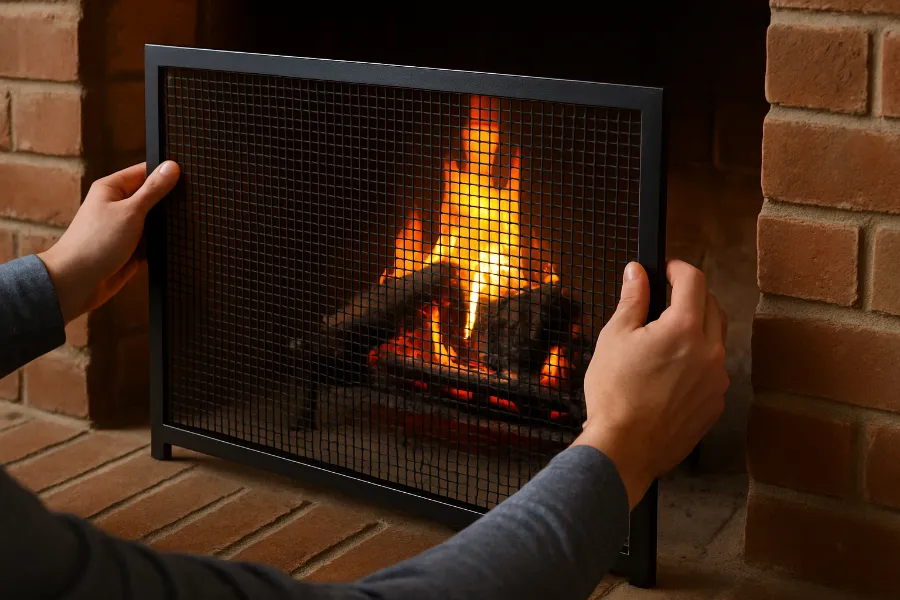 fireplace screens 3