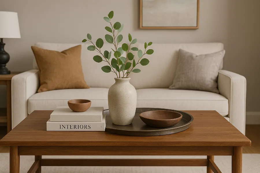 how to decorate a coffee table 2