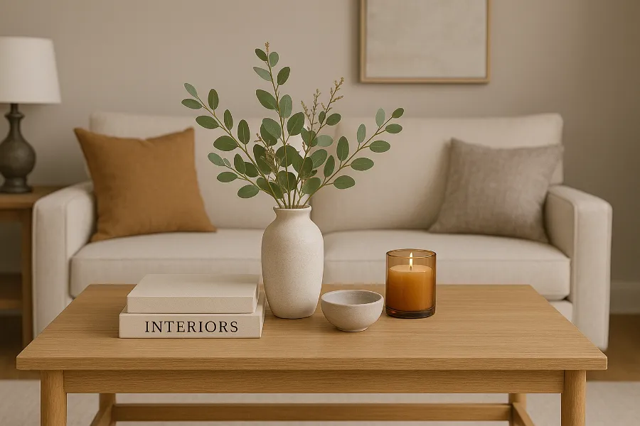 how to decorate a coffee table 3