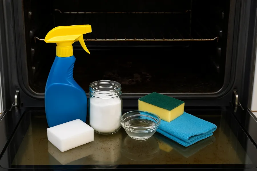 how to clean oven glass 1