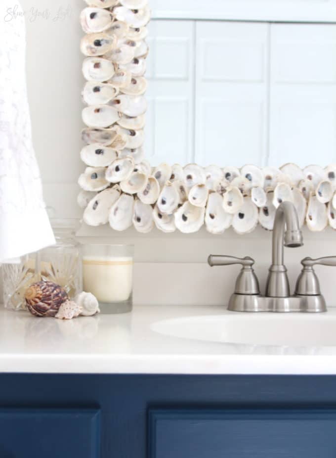 How To Make An Oyster Shell Mirror - Shine Your Light