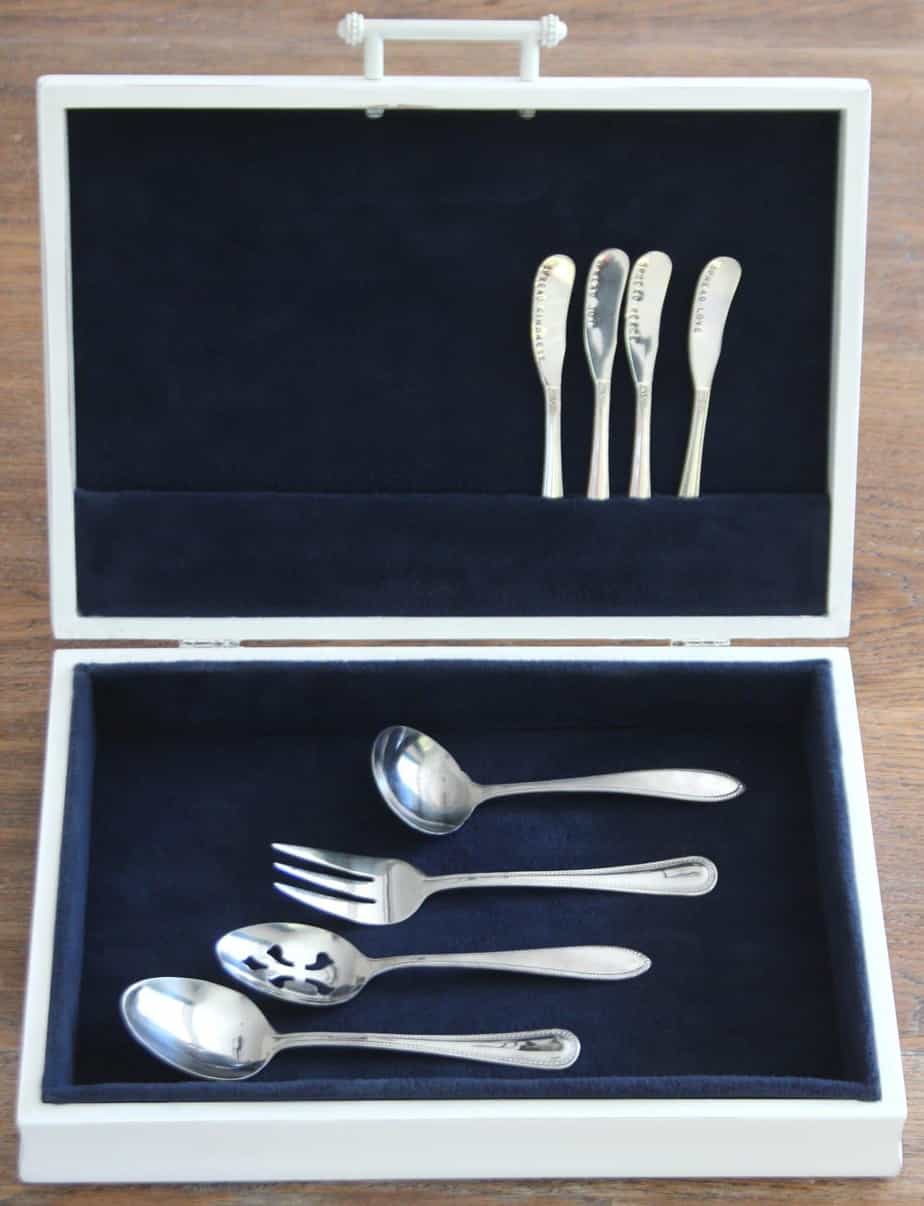 Old Silverware Box Makeover - Shine Your Light