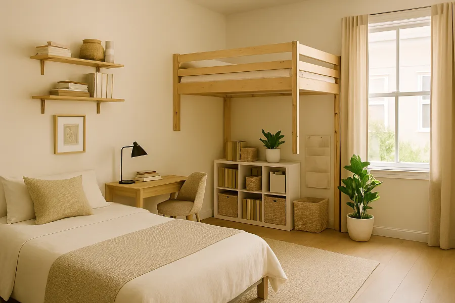 how to organize a small room 1