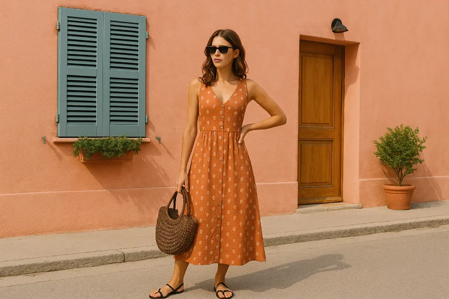how to style long skirts in summer 2