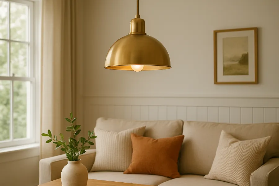 brass pendant light 1