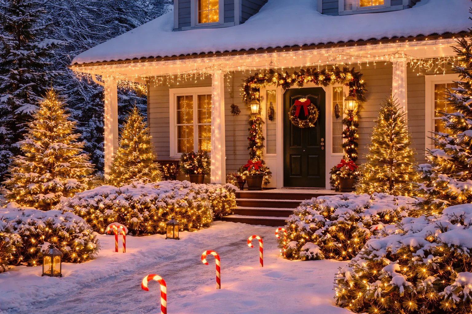 Outdoor Christmas Lighting Ideas