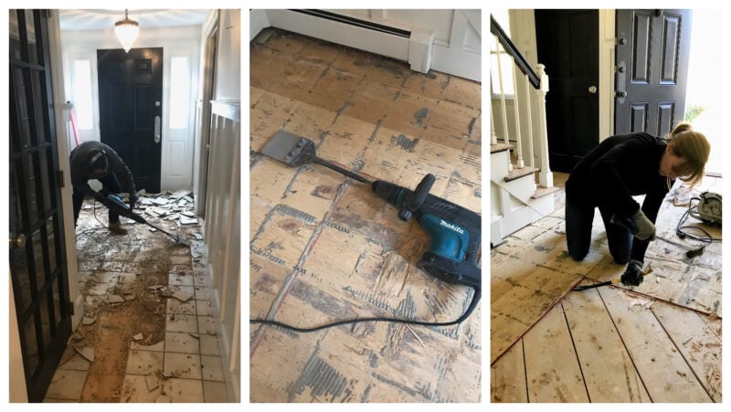 Tile Floor Removal