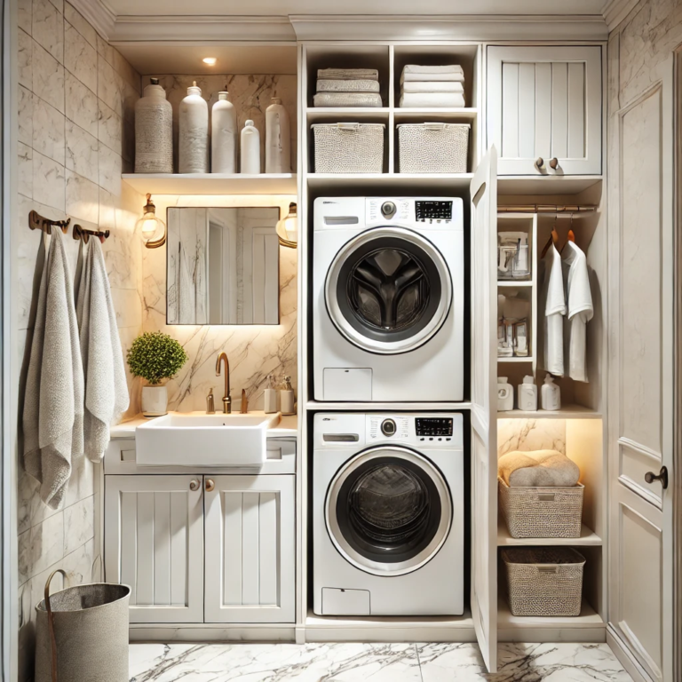 Half Bath/Laundry Room Transformation | DIY Home Decor