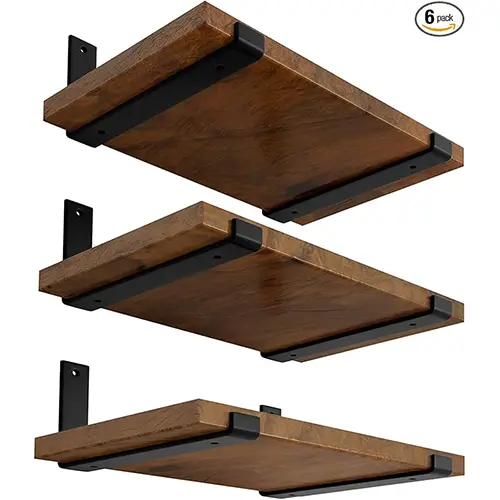 LEOPO 12 inch Shelf Brackets for DIY Floating Shelf