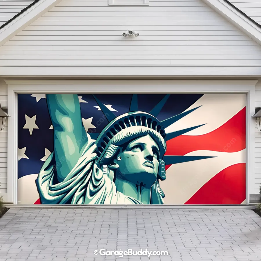 How to Turn Your Garage Door into a Bold Tribute to America