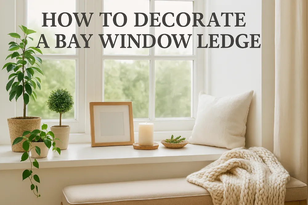 How to Decorate a Bay Window Ledge
