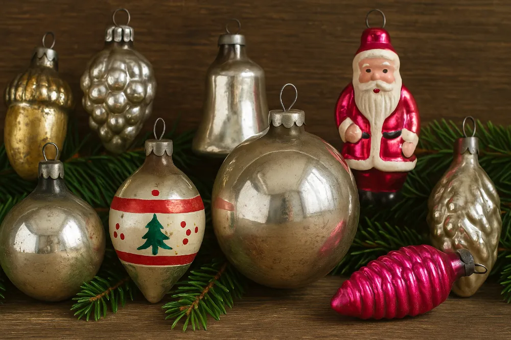Mercury Glass Ornaments