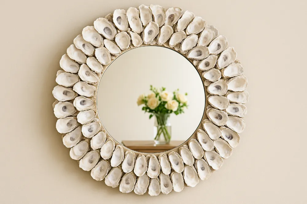 Oyster Shell Mirror