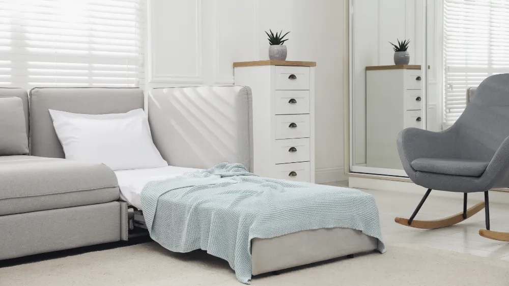 Cara menata sofa tidur untuk kenyamanan