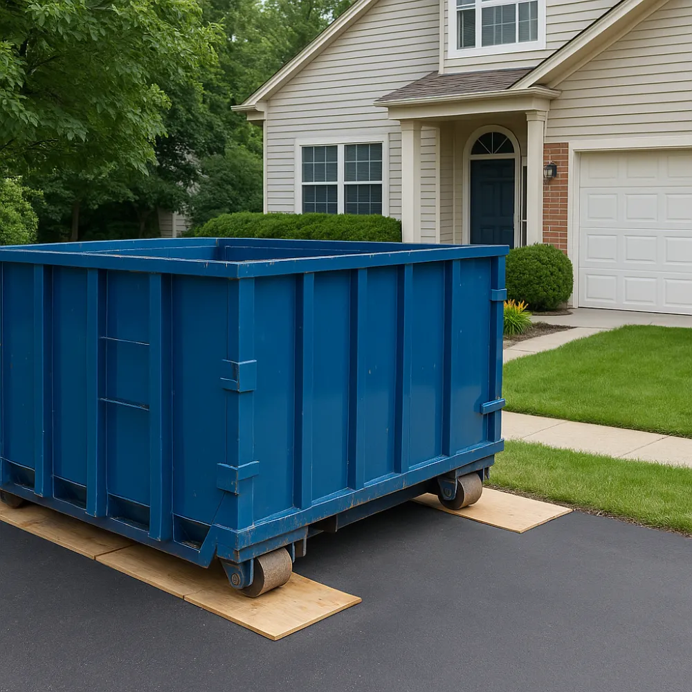 Preparing Your Driveway for a Dumpster Delivery