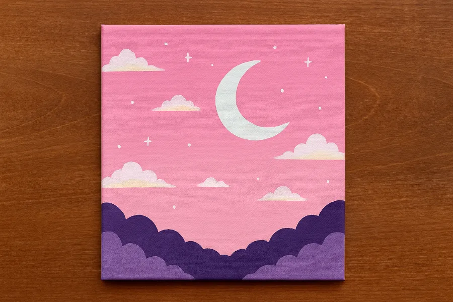 easy canvas painting ideas for beginners 1