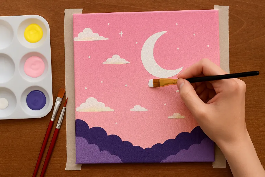 easy canvas painting ideas for beginners 3