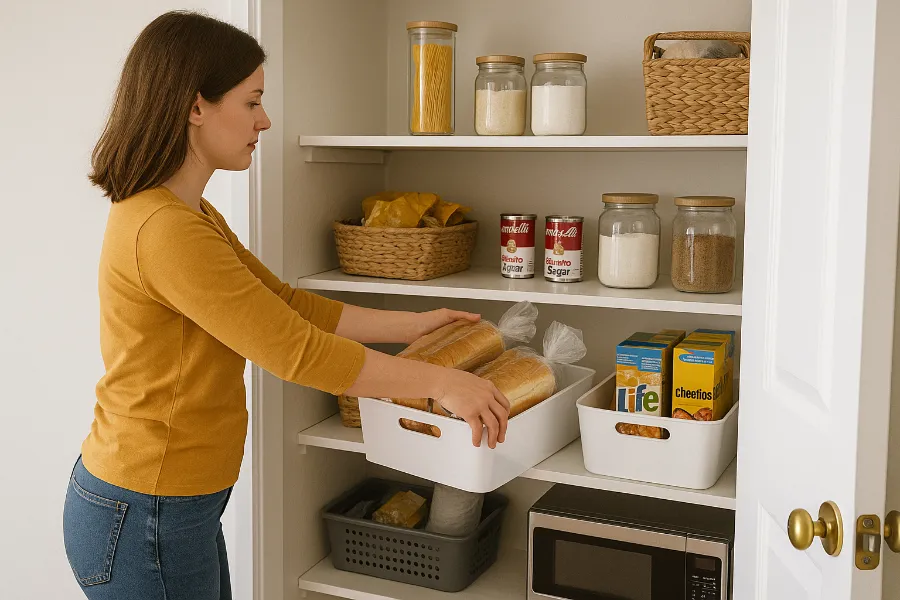 cara mengatur lemari dapur 2
