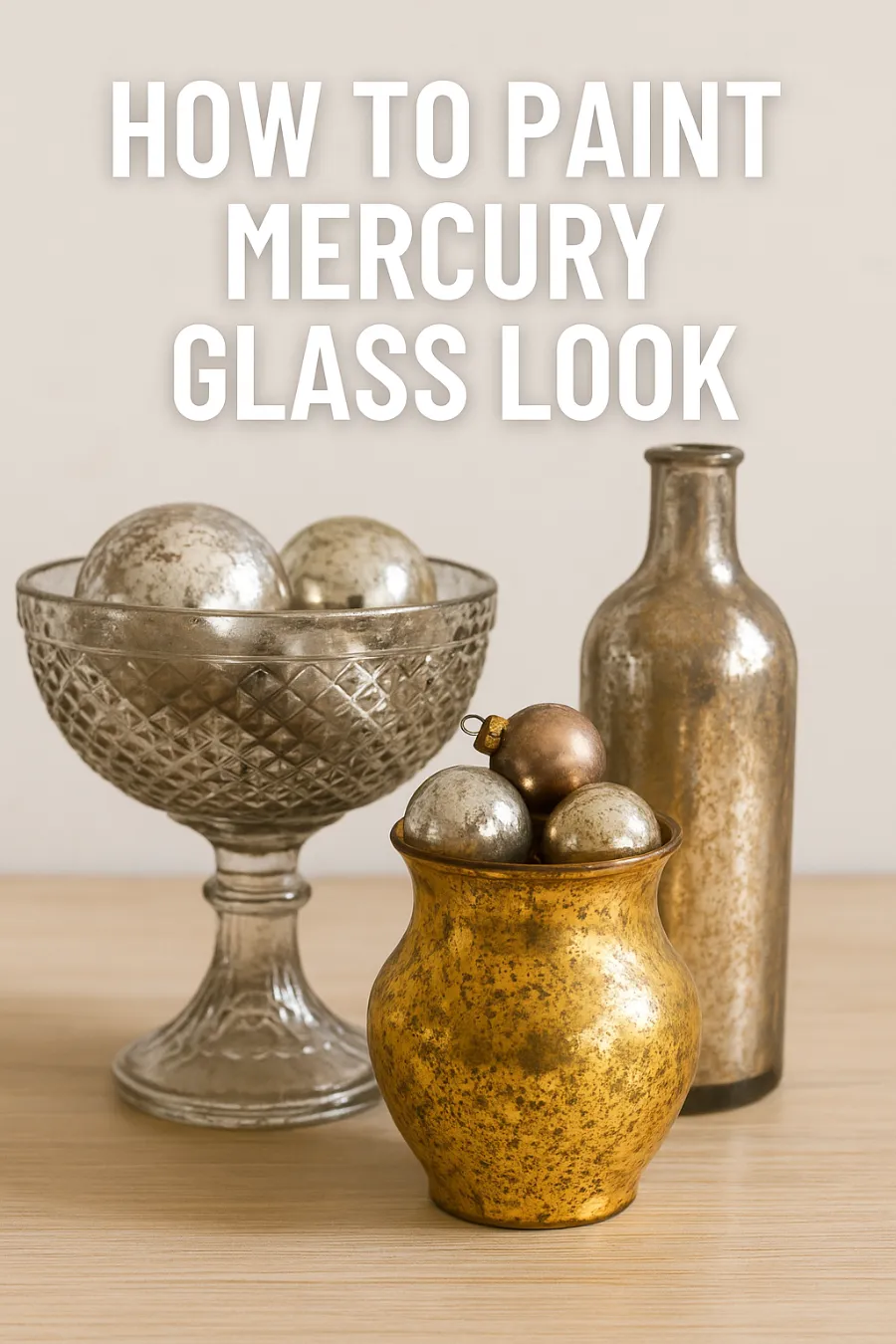 Mercury Glass Spray Paint: Cara membuat dekorasi vintage yang menakjubkan