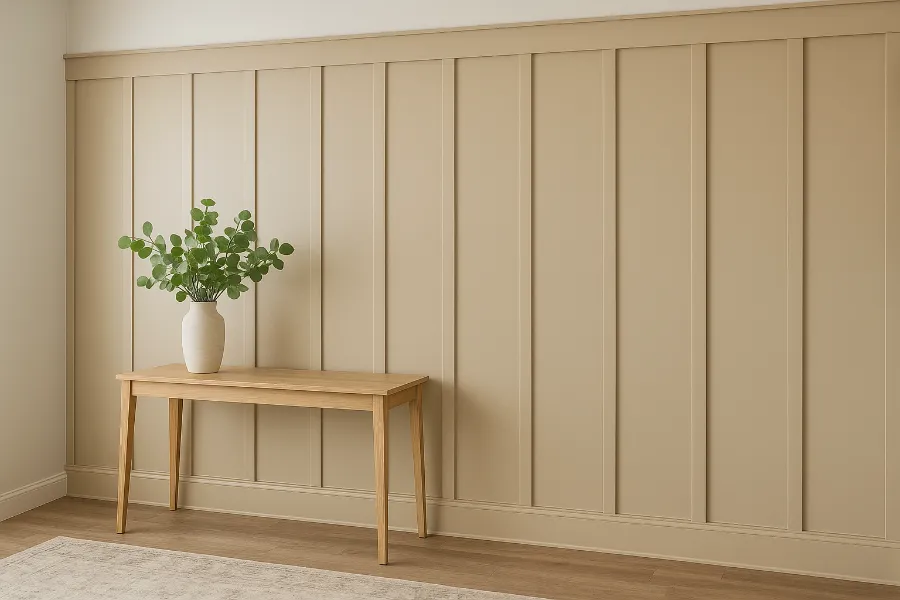 modern board and batten accent wall 1