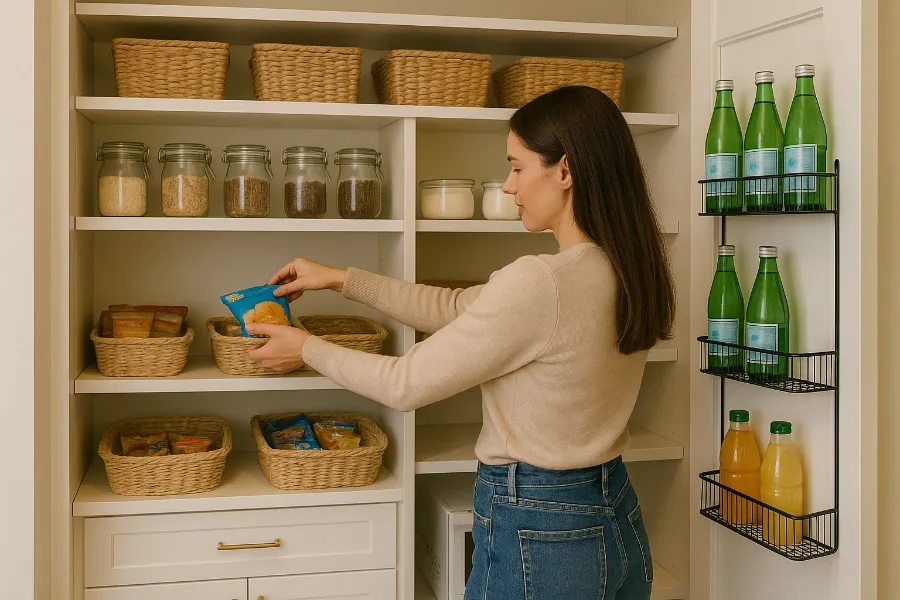 Desain lemari pantry: Ide fungsional untuk setiap rumah