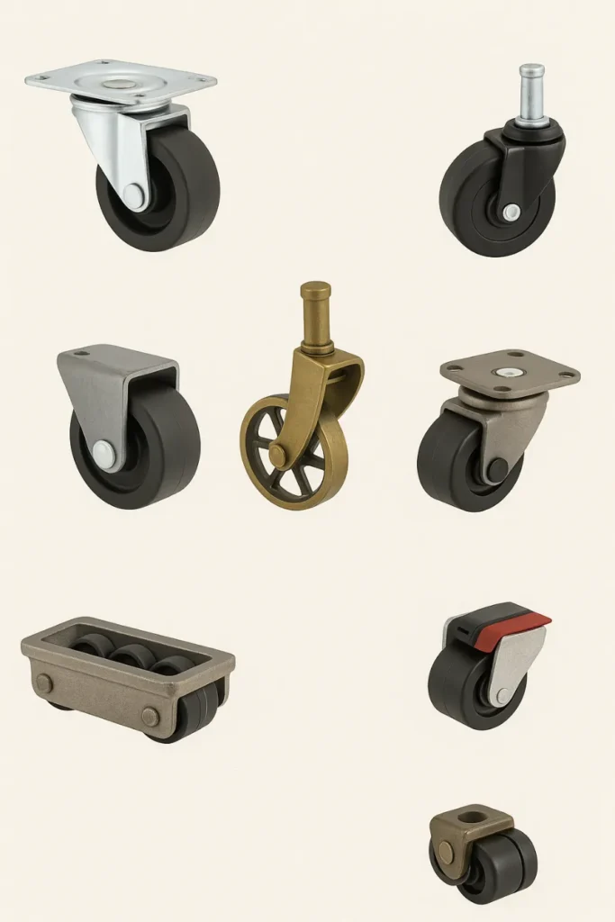 types of furniture casters (3)