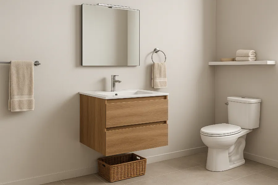 Maximize Space in Small Bathrooms Using Modern Vanities